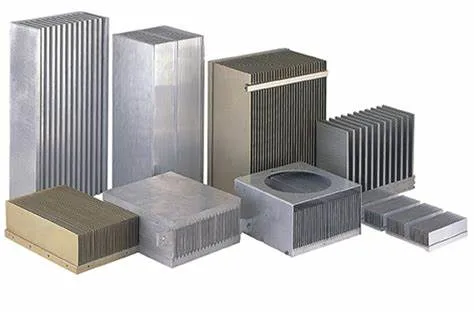 OEM Aluminum Folded Bonded Fin Heat Sink