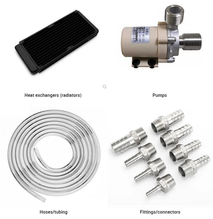 CNC Vacuum Brazing 12V 120W Peltier Chip Semiconductor Liquid Cooling Cold Plate