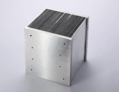Al6063 alumínio anodizado ligado e dobrável, dissipador de calor de extrusão de soldagem por fricção