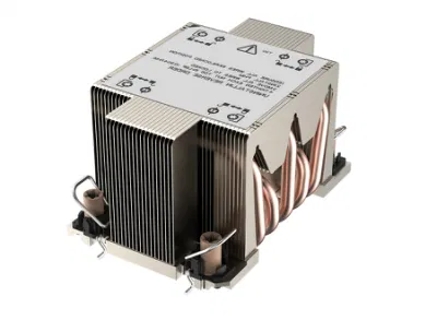 Dissipador de calor de alumínio da CPU do servidor 2u da tubulação de calor da aleta do zíper LGA4677 para LGA4677